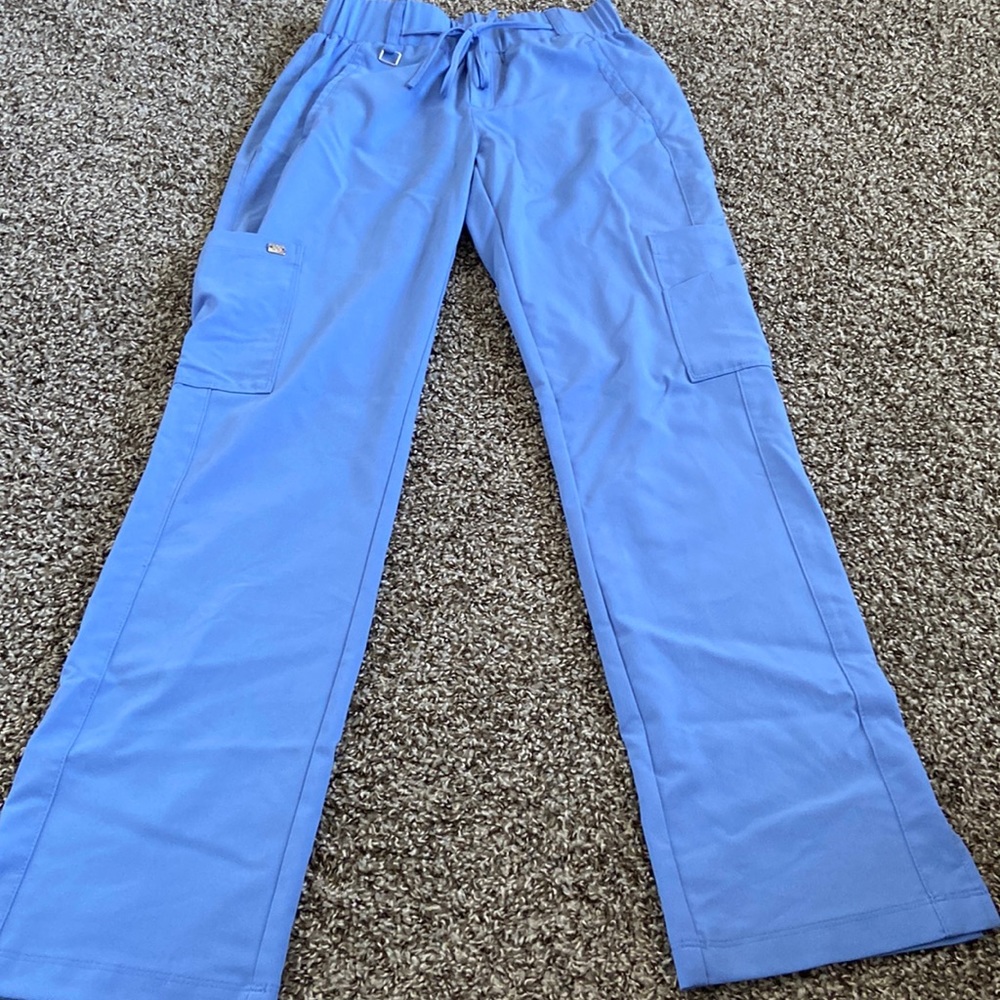 Blue scrub bottoms